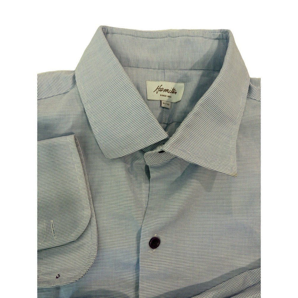 Hamilton Shirt Co Shirt Mens Medium/Large Blue Oct 2022 Read